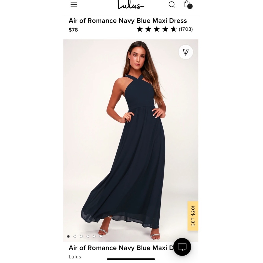 Navy blue lulus dress